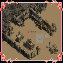 20251217-01仿复古高清大地砖土城地图素材